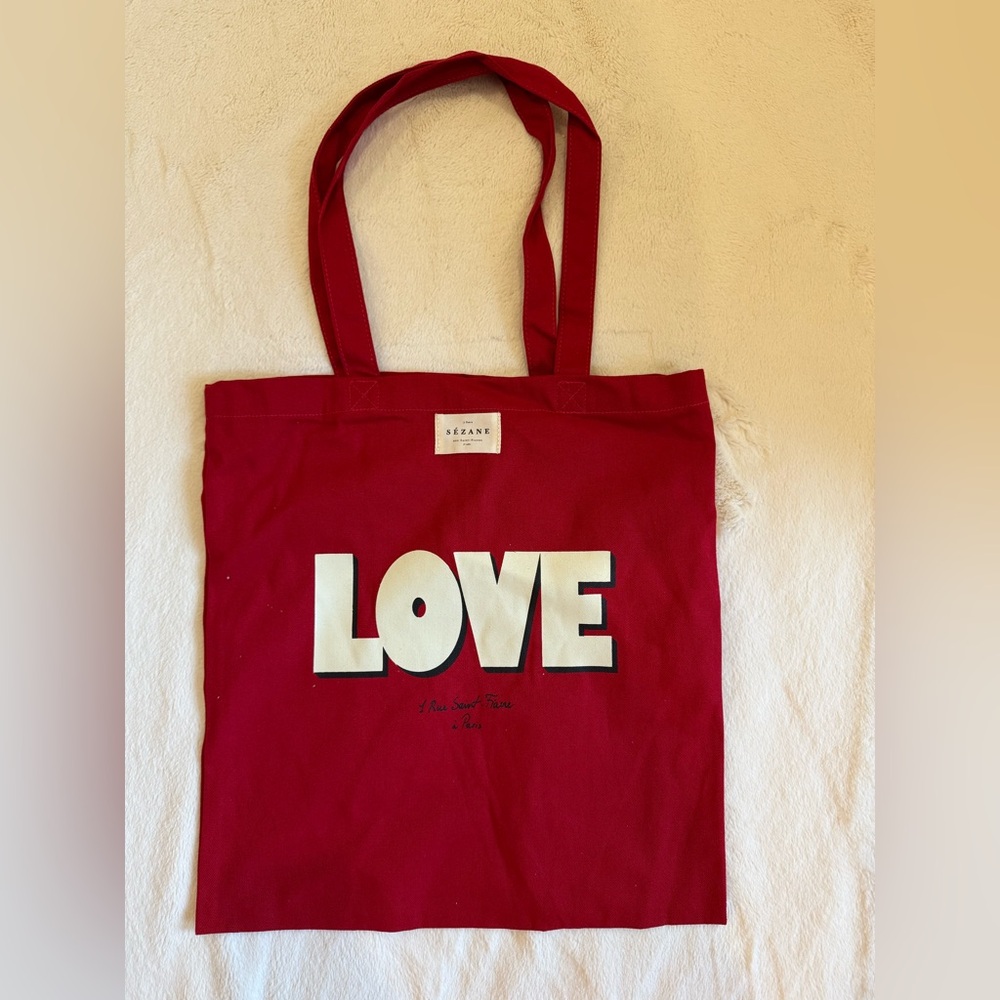 Sezane Love Tote Bag - Picture 3 of 3